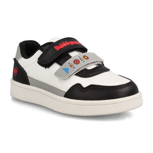 Zapatilla Niño Bubblegummers Clavel Blanco - Negro